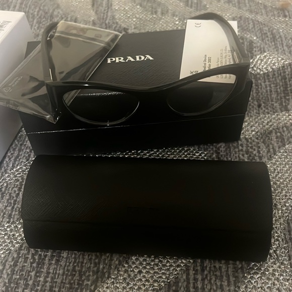 NIB authentic Prada glasses demo lens black frame - Picture 3 of 16